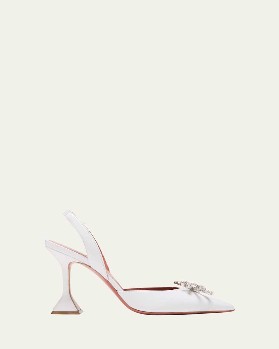 Rosie Napa Crystal Bow Halter Pumps